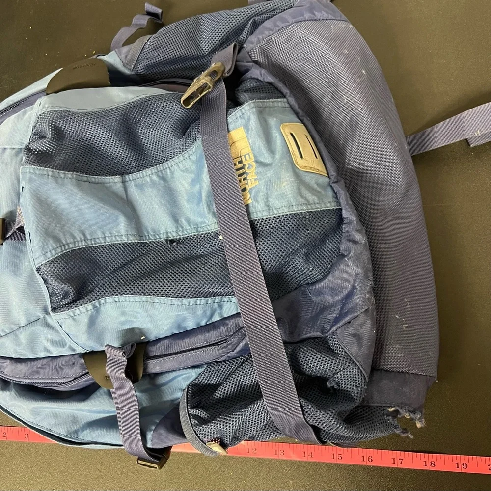 The north‎ face backpack womens blue recon hiking bag outdoor